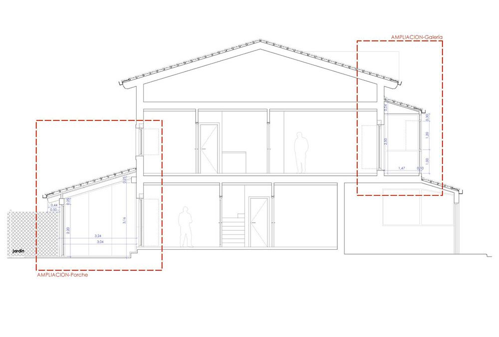 Ampliación vivienda Burgos