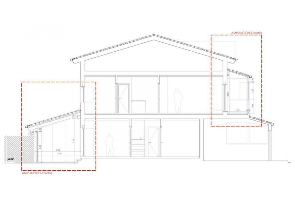 Ampliación vivienda Burgos